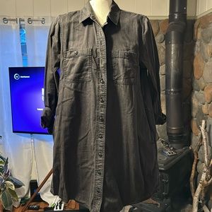 Mandela denim shift dress